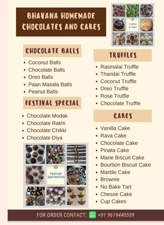 Bhavana homemade chocolates & cakes — photo 2